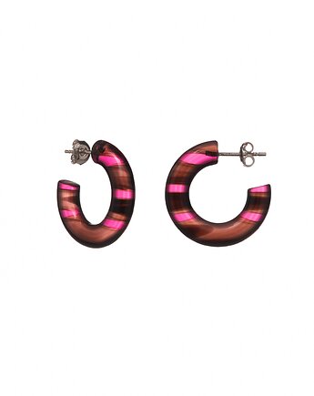 Kolczyki Mary Mini w kolorze Night Pink, NINIcoJewelry