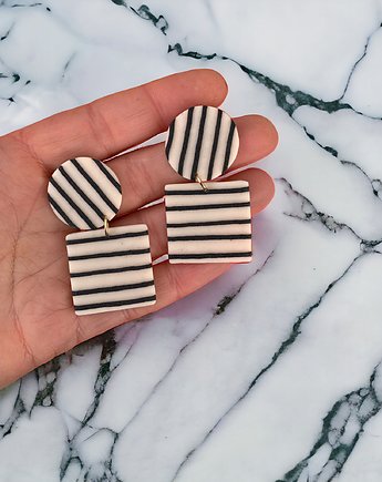 Kolczyki Stripes, Hellaclay