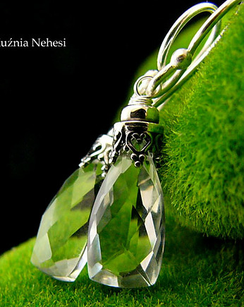 Kolczyki Bali Bali - Kryształ Górski Srebro, Kuźnia Nehesi