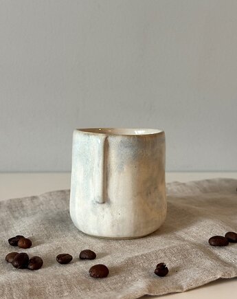 Czarka Espresso Biało-Błękitna Ceramika 120 ml, bien.ceramics