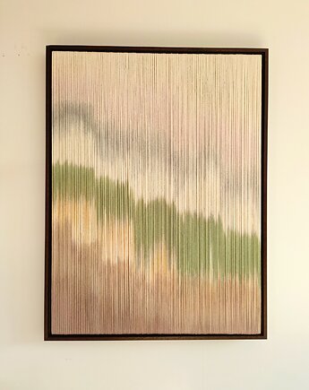 Makramowy obraz w ramie FOREST, design and play