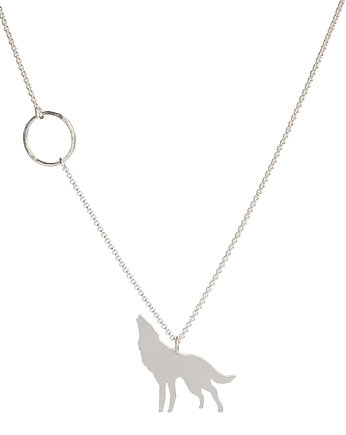 SheWolf Moon: WolfFlow silver - naszyjnik, OM jewellery