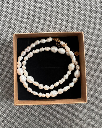 Naszyjnik naturalne perły nieregularne, Juicy Beads