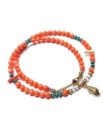 Sea collection - Koral orange vol. 4 /choker/ 26.01.26, KiKa pracownia
