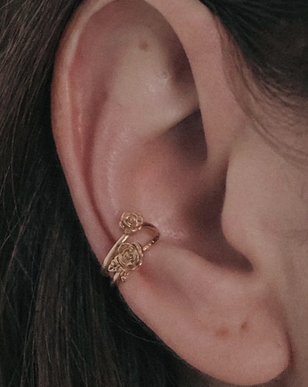 Nausznica róże kolczyk, Vander jewelry