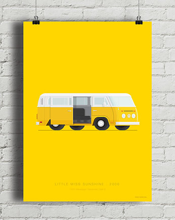 Plakat Little Miss Sunshine - VW Transporter, minimalmill
