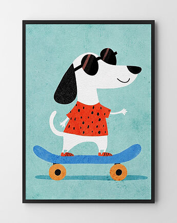 Plakat Pies + deska = profeska, HOG STUDIO