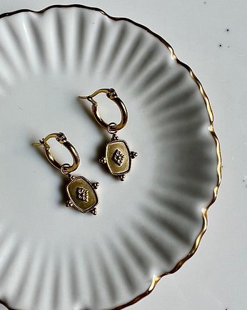 Kolczyki ze stali chirurgicznej Ornament, MaLa Jewellery