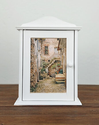 Szafka na klucze - toskański zaułek, Manufa