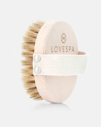 LOVESPA Szczotka do masażu ciała na sucho ze szczeciną - delikatna, LOVESPA