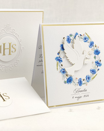 Kartka na komunię z pudełkiem, 38B, Anna Art and Crafts
