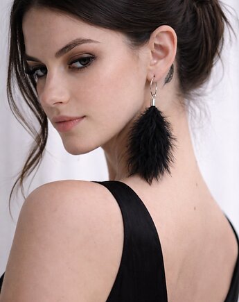 Kolczyki z piór onyks, Ajdacho