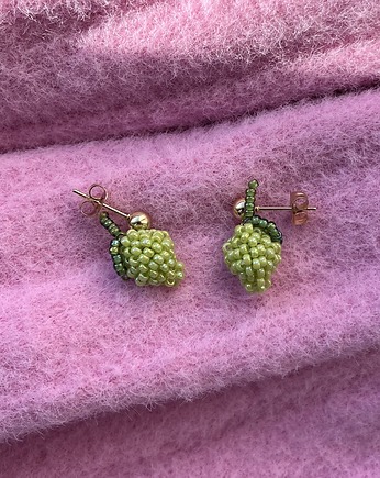 Kolczyki - lime, LIMONI E FIORI