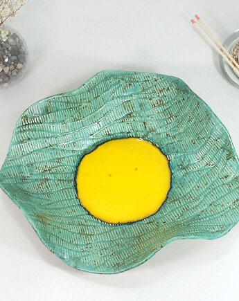 Duża misa ceramiczna na owoce, sałatki czy przekąski, 10FingersArt