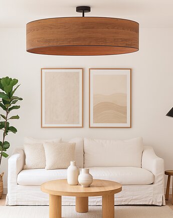 Nowoczesny żyrandol do salonu z abażurem 80 cm GRENADA ECO fi - 80 cm, LYSNE