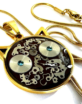 WISIOR - kotek czekoladowy II (złoty), DROBINY CZASU