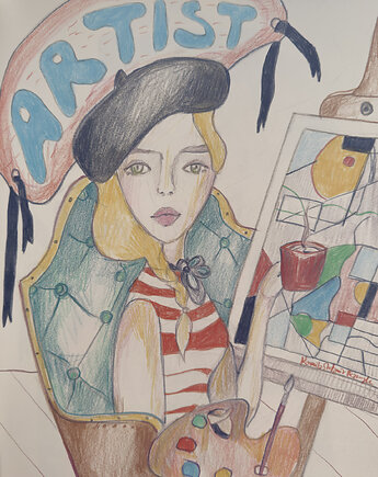 Grafika Plakat Reprodukcja na papierze A3  Kamila Stefania Tkaczyk, Kamila Stefania Tkaczyk
