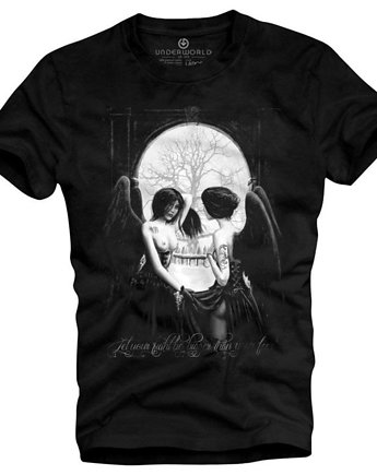 T-shirt męski UNDERWORLD Angels czarny, UNDERWORLD