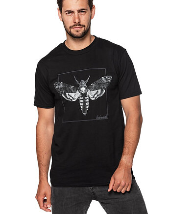T-shirt męski UNDERWORLD Night Butterfly czarny, UNDERWORLD