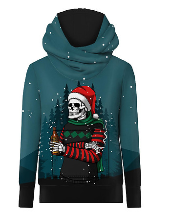 Bluza hydrofobowa UNISEX - JOLLY SKELETON, Piotr i Paweł Pracownia Handmade