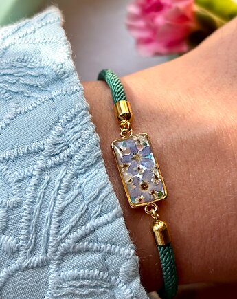 Bransoletka niezapominajki i dzika marchew, Frant Art Jewellery