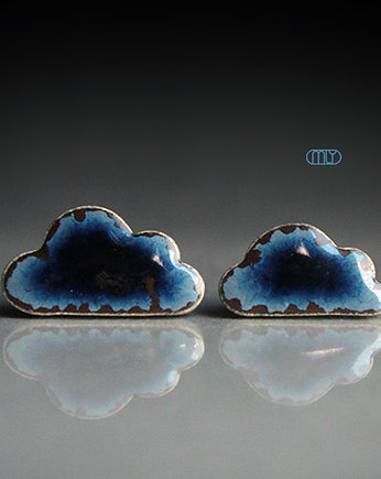 Kolczyki ceramiczne Cumulusy, Magda Łysiak