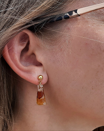 Kolczyki z bursztynem, Figa handmade accessories