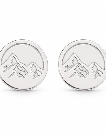 Kolczyki GÓRY- srebro,złoto,różowe złoto, ISSI Jewelry