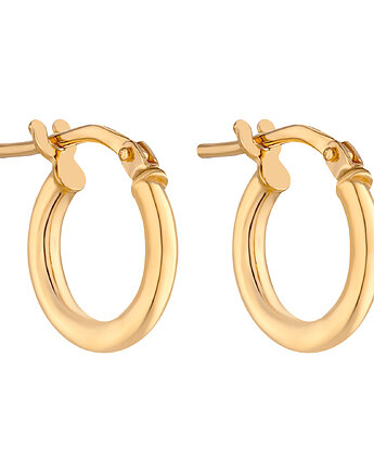 Złote kolczyki małe kółeczka, SOTHO