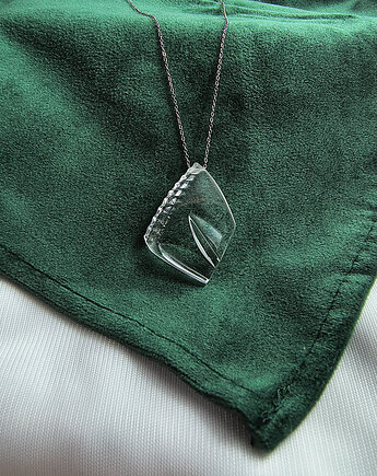 Naszyjnik "Kryształ", MOKA Studio Glass