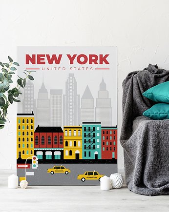 Plakat Nowy Jork New York, OSOBY - Prezent dla przyjaciółki
