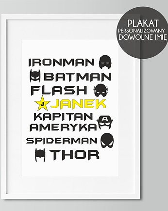 Plakat Imię Superbohaterowie S1, TamTamTu