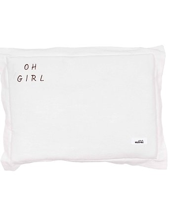 Poduszka OH GIRL washed ecru S, Malomi Kids