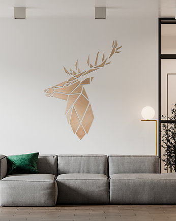 Mozaika drewniana - JELEŃ, creativerocket