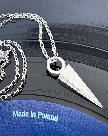 Srebrny naszyjnik Spike light z łańcuszkiem o długości 50 cm