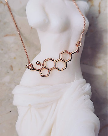 ESTROGEN -  naszyjnik różowe złoto, ISSI Jewelry