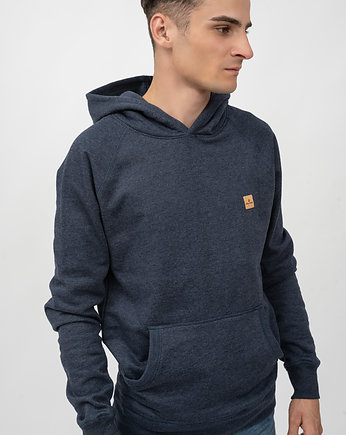 Bluza z recyklingu granatowa, tree rebel