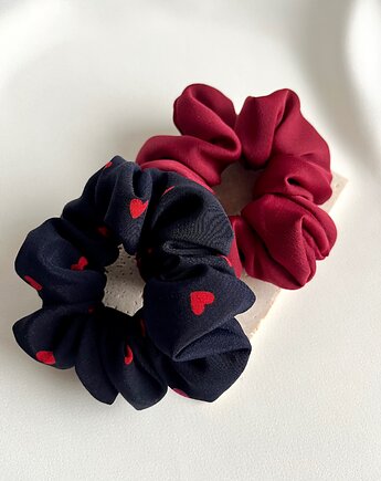 Zestaw 2 gumek do włosów - Brie & Hearts, Volie Line