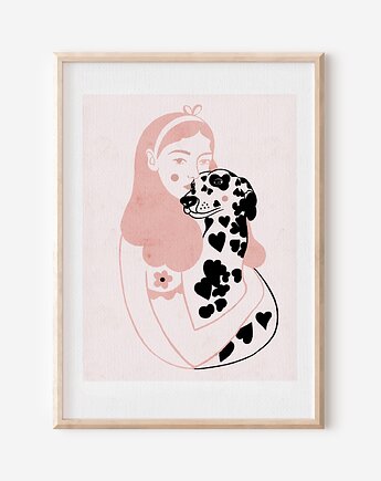 Plakat - Dama z pieskiem, Mint In Paper