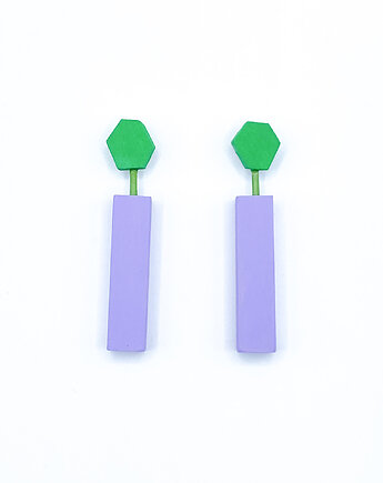 Kolczyki z rzemieniem