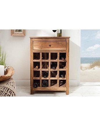 Komoda Drewniana na Wino Regał na Wino Drewniany Elodie, OKAZJE - Prezenty świąteczne