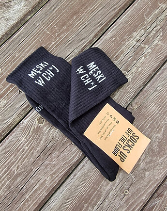 Skarpety MĘSKI w CH*J rozmiar 40-45, SOCKS UP OFF THE FLOOR