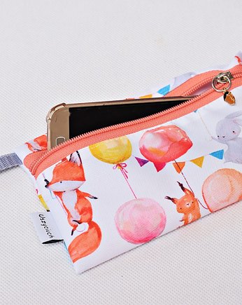Etui na telefon na klucze saszetka balony liski, Uszyciuch
