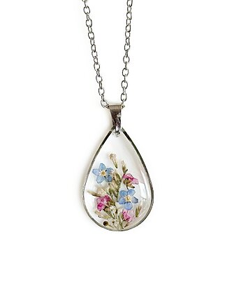 Naszyjnik z kwiatami w żywicy, Colie