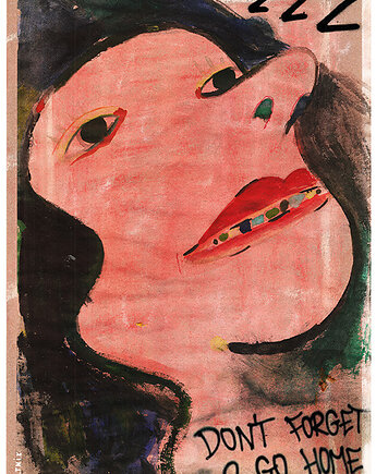 Plakat urodziny after Berghain Berlin Techno home impreza spanko, BEATNIK illustration