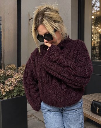 Sweter z warkoczami, BearBodi