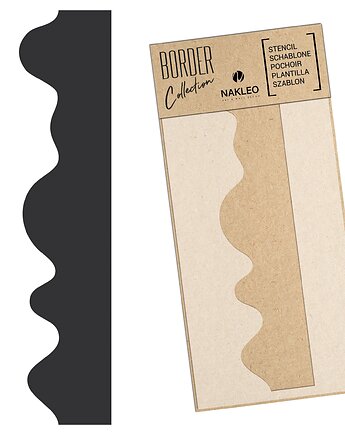 Szablon malarski border // POLEWA #2, Szablony Nakleo