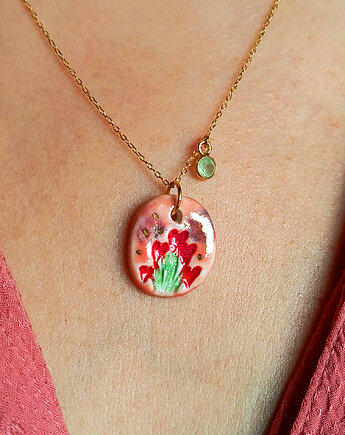 Naszyjnik pozłacany Serca Kolekcja Parian