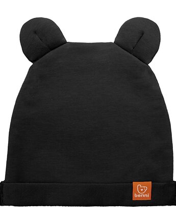 Czapka BEANIE BEAR - czarna, Benni