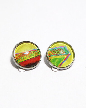 Klipsy - Kolorowe, żółte, yenoo